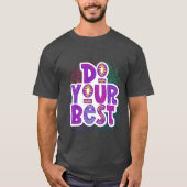 Doe je best t-shirt (Voorkant)