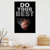 Doe je beste basketbal Inspirerend Poster (Keuken)