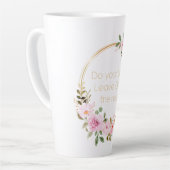 Doe je beste God de rest - Christelijke vrouwen Latte Mok (Linkerhoek)