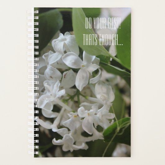 Doe je beste motivatie bloesem Foto Planner (Voorkant)