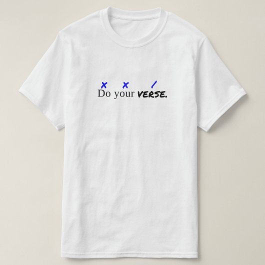'Doe je beste' T-shirt (Design voorkant)