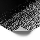 Doe je beste zwart-wit basketbal poster (Hoek)