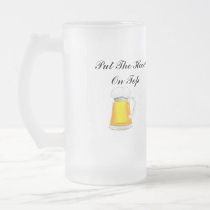 Doe je bier in een steentje om het beter te laten matglas bierpul