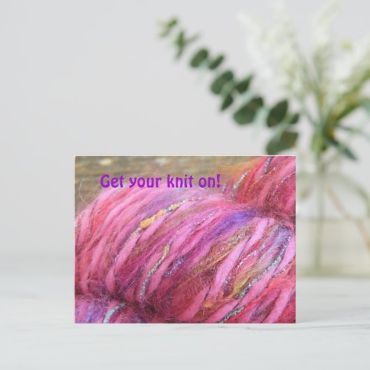 Doe je brein aan! briefkaart (Staand voorkant)