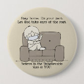 Doe Je Deel Ronde Button 4,0 Cm (Voorkant)