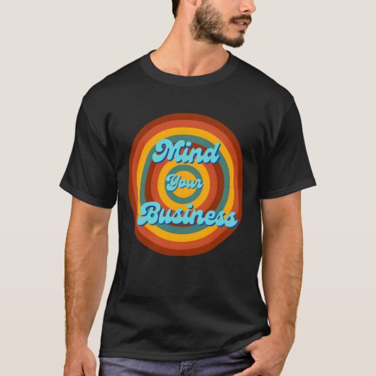 Doe Je Eigen Ding retro T-shirt (Voorkant)