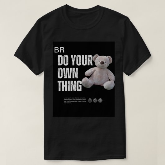 Doe je eigen ding t-shirt (Design voorkant)