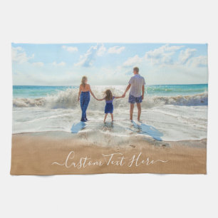Doe Je Eigen Foto Keukenhanddoek Cadeau met Tekst