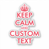 Doe je eigen grappige sticker rustig water flesje (Voorkant)