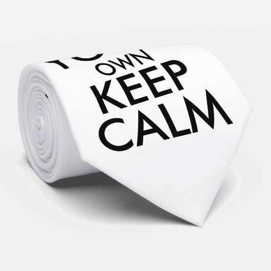 Doe je eigen kalmte stropdas (Opgerold)