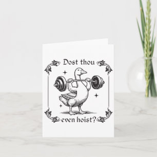Doe Je Eigenlijk Hijsen_ Grappige Middeleeuwse Gym Kaart