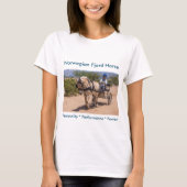 Doe je Fjord paard hier. T-shirt (Voorkant)
