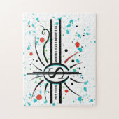 Doe je geld waar je mond QUOTE is Legpuzzel (Verticaal)