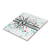 Doe je geld waar je mond QUOTE is Tegeltje (Zijkant)