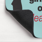 Doe je grote meisjesslipje aan muismat (Hoek)