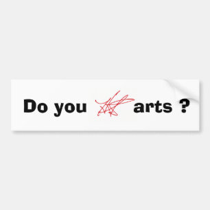 Doe je H.A.S. Kunst? bumpersticker