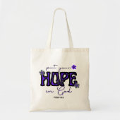 Doe je hoop in God Budget Canvas tas (Voorkant)