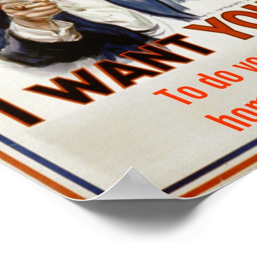 "Doe je huiswerk" Poster (Hoek)