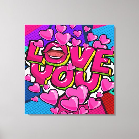 DOE JE LIEF Uitgerekte Canvasprint Canvas Afdruk (Voorkant)