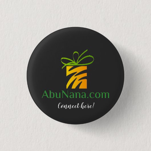 Doe je Logo hier! Ronde Button 3,2 Cm (Voorkant)