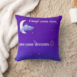 Doe je ogen dicht, open je droom - welterusten kussen
