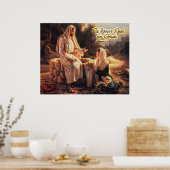 Doe je ogen op Jezus 1 Poster (Keuken)