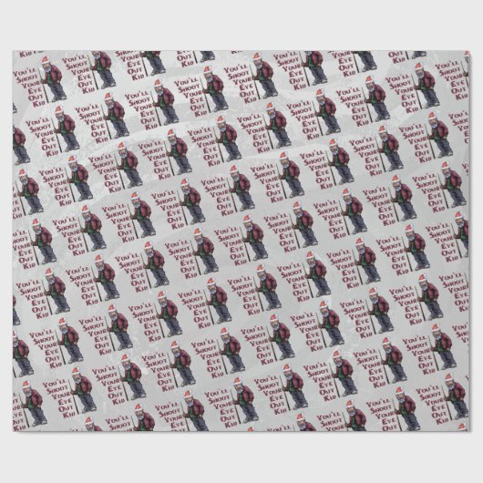 Doe je ogen uit cadeaupapier (Vlak)