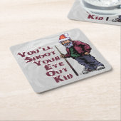 Doe je ogen uit kartonnen onderzetters (Schuin)