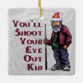 Doe je ogen uit keramisch ornament (Voorkant)