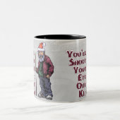 Doe je ogen uit tweekleurige koffiemok (Center)