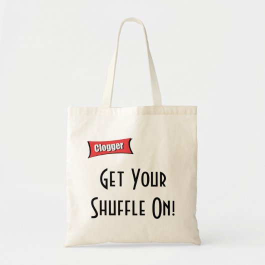 Doe je Shuffle aan! Winkelzak Tote Bag (Voorkant)