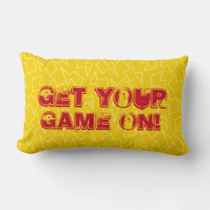 Doe je spel aan! - Lumbar Pillow 13 x 21 inch Kussen