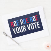 Doe je stem II Rechthoekige Sticker (Envelop)