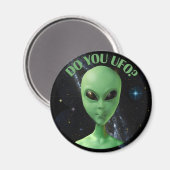 Doe je ufo? magneet (Voorkant / Achterkant)