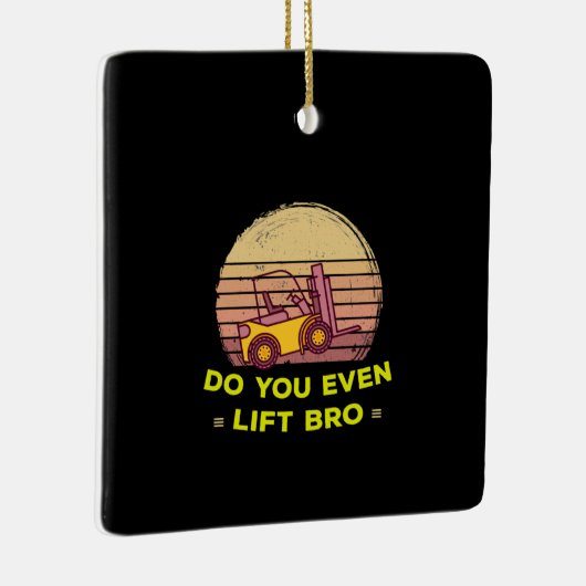 Doe je vorklift. keramisch ornament (Rechts)