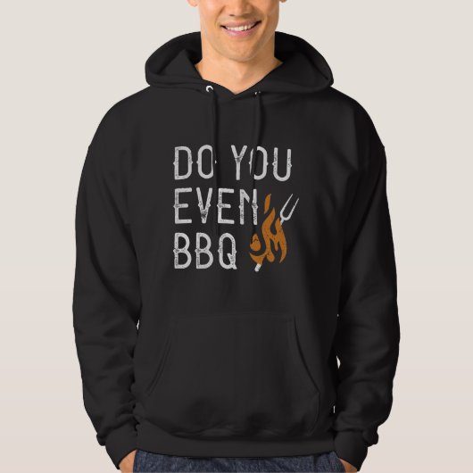 Doe je zelfs BBQ Hoodie (Voorkant)