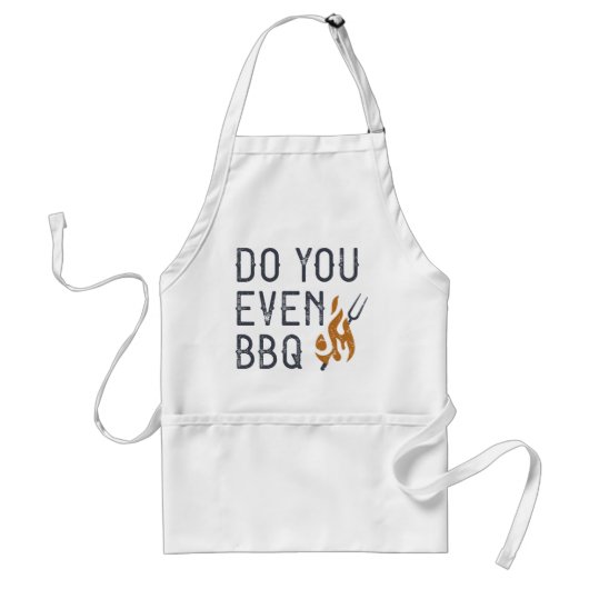 Doe je zelfs BBQ Standaard Schort (Voorkant)