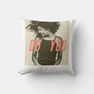 "Doe Jij" Grafische T-shirt – Empowerment in stijl Kussen