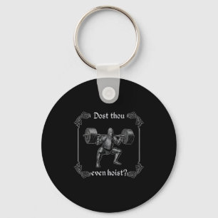 Doe jij zelfs hijsen _ Grappige gym meme, Middelee Sleutelhanger