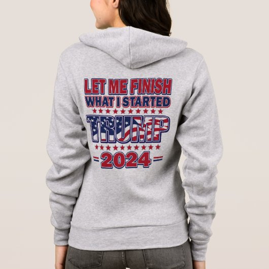 DOE-JOU-MISS-ME-YET-TRUMP HOODIE (Achterkant)
