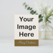 DOE Kerstmis van het Briefkaart ~ van IT (Staand voorkant)