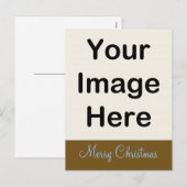 DOE Kerstmis van het Briefkaart ~ van IT (Voorkant / Achterkant)