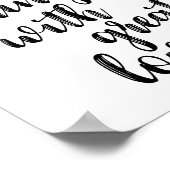 Doe kleine dingen met een geweldig liefdesPoster Poster (Hoek)