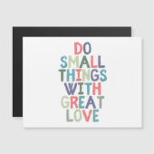 Doe kleine dingen met een geweldige liefdesquote (Voorkant / Achterkant)