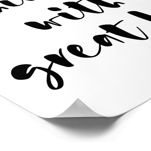 Doe kleine dingen met geweldig liefdesposter poster (Hoek)