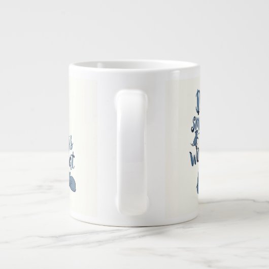 Doe kleine dingen met geweldige liefde grote koffiekop (Achterkant)