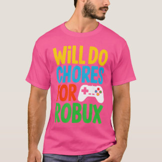 Doe klusjes voor Robu Funny Video Gamer retro T-shirt