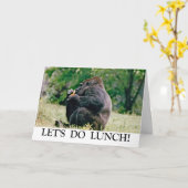 Doe Lunch! Kaart (Gele Bloem)