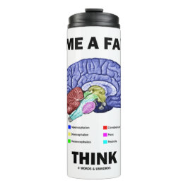 Doe me een plezier aan een hersenanatomische Humor Thermosbeker