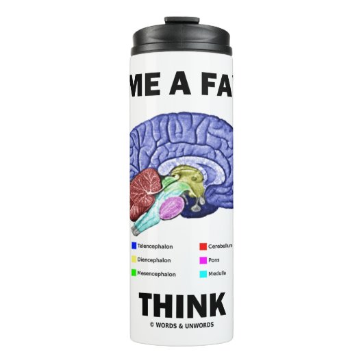 Doe me een plezier aan een hersenanatomische Humor Thermosbeker (Voorkant)